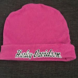 Harley-Davidson pink hat size 24 months